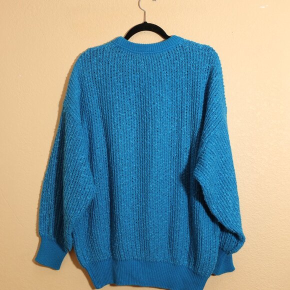 Modango Vintage Blue Knit Sweater (56) - Picture 2 of 11